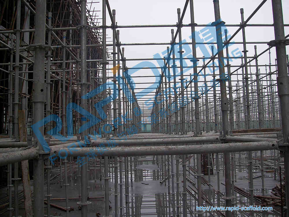 无锡锡山科创中心模板支撑架