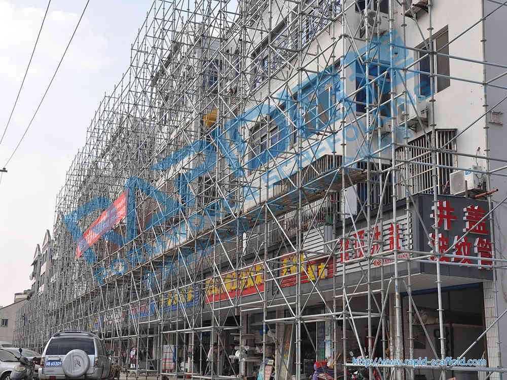 东亭外立面改造工程工作架01