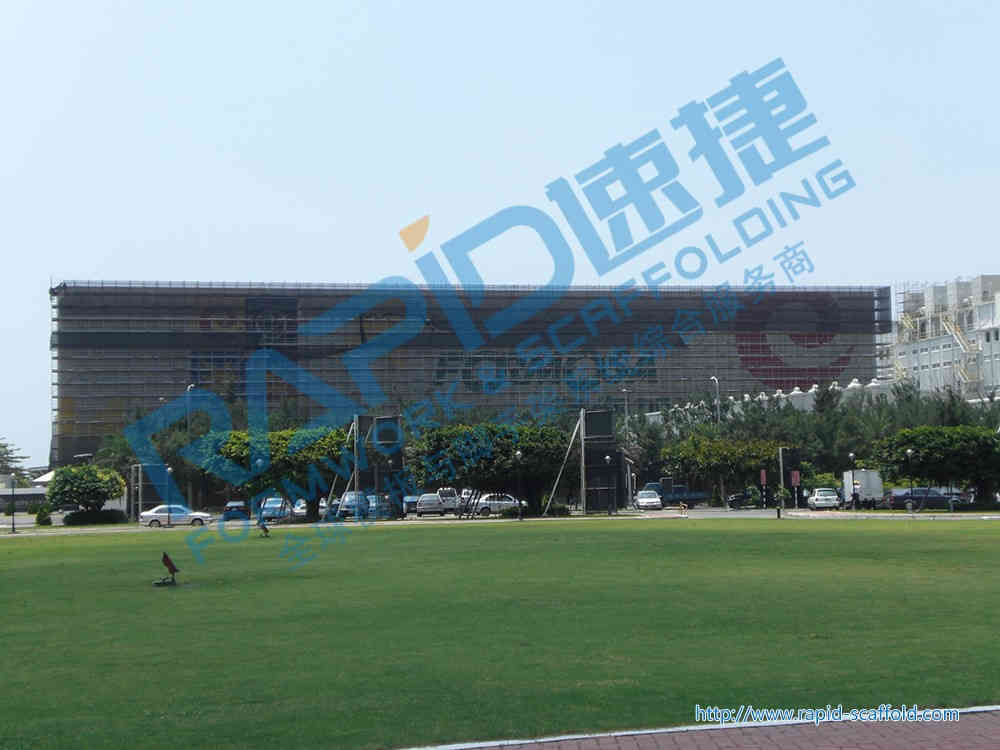 台湾台塑厂区外脚手架